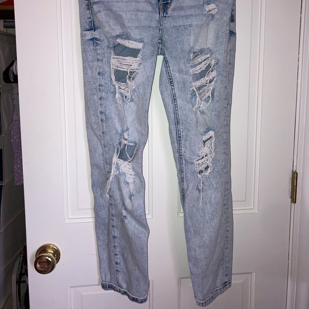 Light Wash Girlfriend Jeans